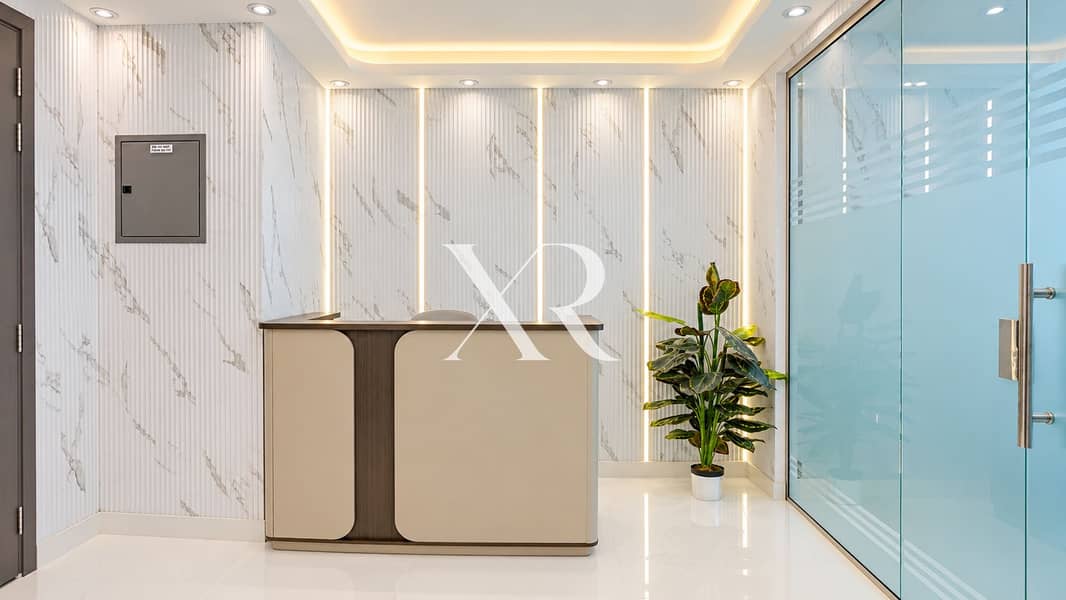 11 Modern Marble Reception with Greenery. png