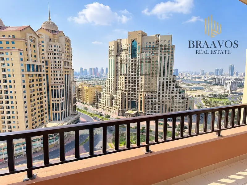 Bright Studio | Silicon Gates 1 | Balcony & City View | 12 Cheques