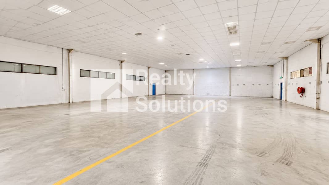 4 Bright Empty Industrial Warehouse Interior. png