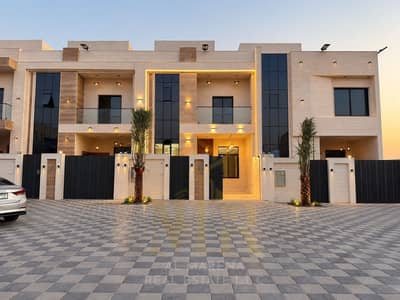 5 Schlafzimmer Villa zum Verkauf in Al Helio, Ajman - Twilight Luxury Townhouse Facade. png