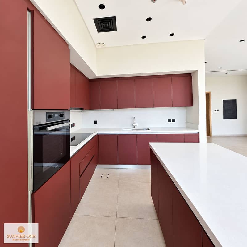 5 Minimalist Maroon and White Kitchen. png