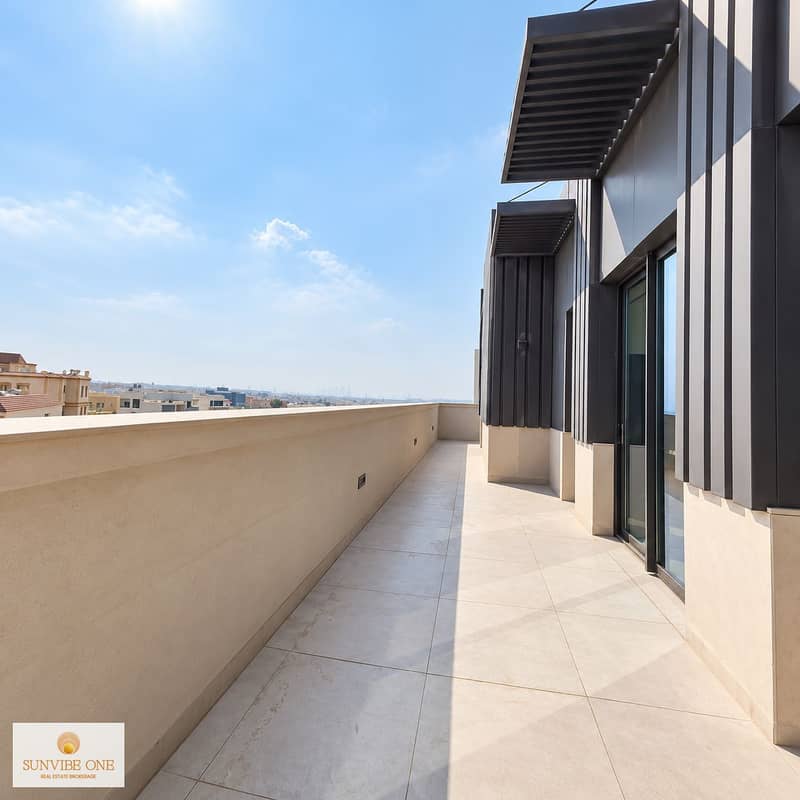24 Minimalist Rooftop Terrace in Sunlight. png