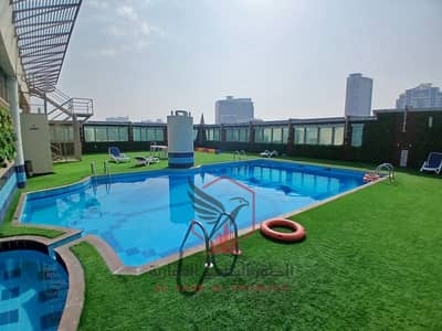2 Bedroom Flat for Rent in Al Majaz, Sharjah - مسبح. jpeg