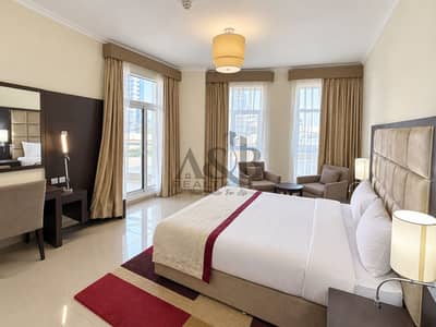 3 habitaciones Apartamento para en Alquiler en Arjan, Dubai - Elegant Contemporary Hotel Bedroom. png 3 habitaciones Apartamento para en Alquiler en Arjan, Dubai - Elegant Contemporary Hotel Bedroom. png