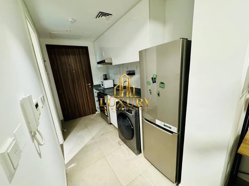 8 Premium Monthly Studio for Rent in Aljada – Pool & Parking Included