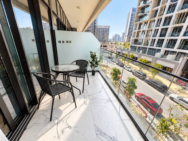 2 #1 - Modern Balcony with Empty Glass Table. png