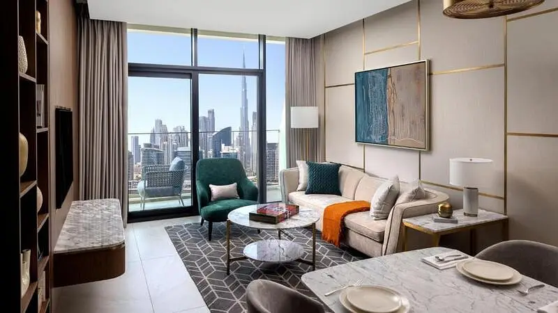 Burj Khalifa View| 2 BR Furnished | 5 Star Quality