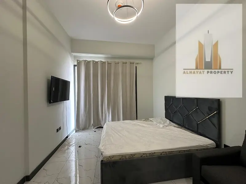 Furnished Studio with Balcony for Rent | Rukan Tower B | Dubailand