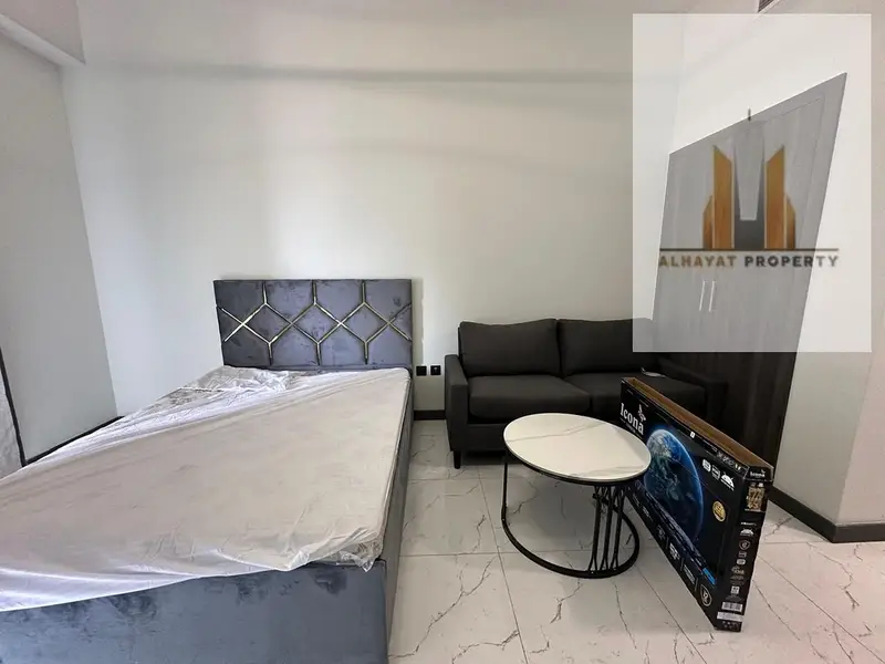 Furnished Studio with Balcony for Rent | Rukan Tower B | Dubailand