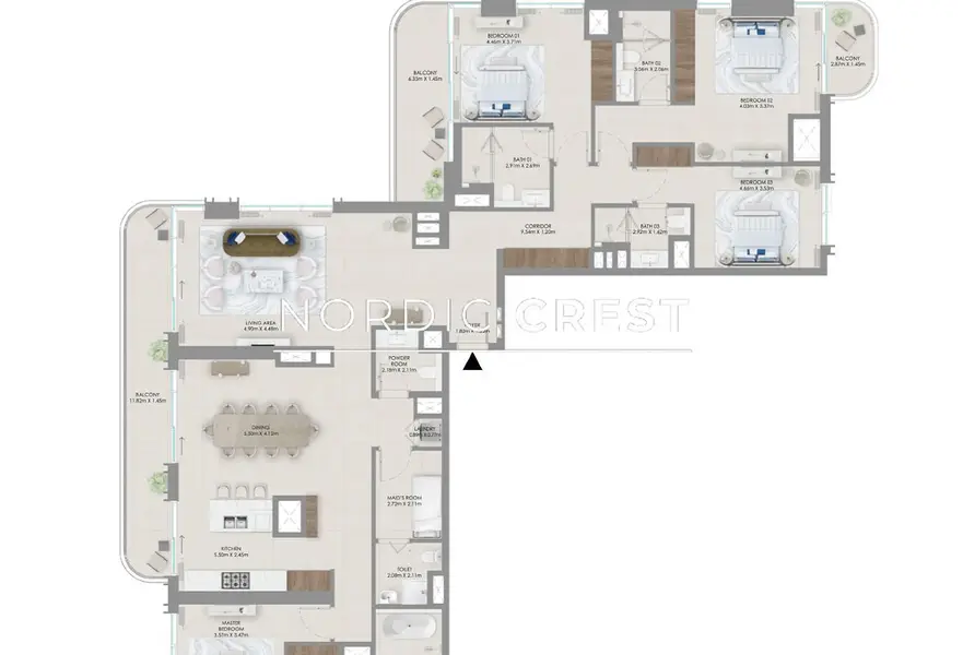 Last Penthouse Unit | 4BR + Maid | Vida Waterfront
