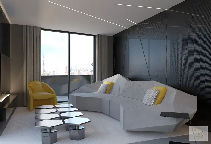 Fully Furnished Penthouse Lamborghini Car Included