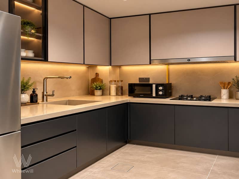 5 Warm Modern L-Shaped Kitchen. png