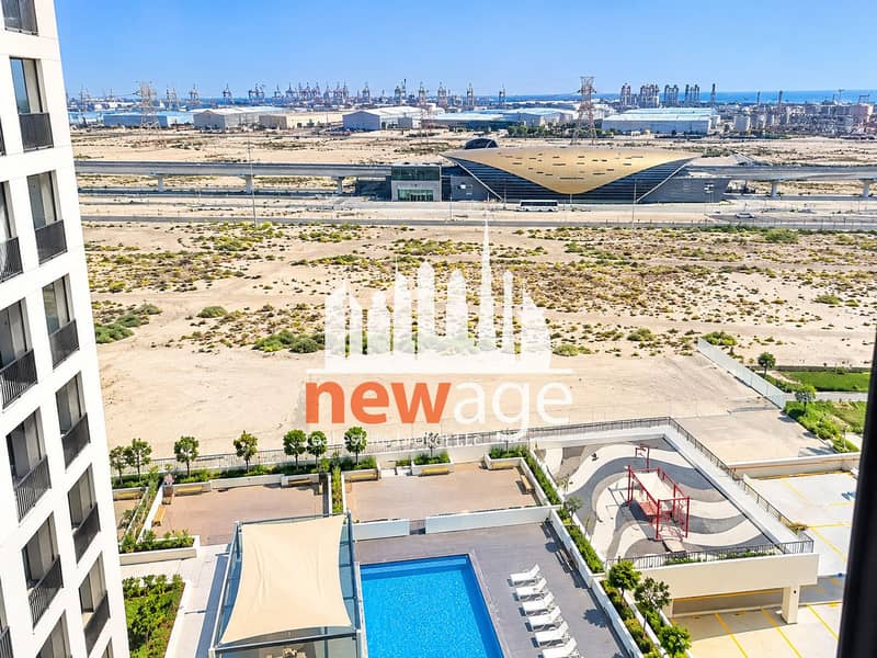 Desert Skyline Over Modern Pool Courtyard. png Desert Skyline Over Modern Pool Courtyard. png