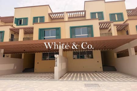 4 Bedroom Townhouse for Rent in DAMAC Lagoons, Dubai - Single Row | Lagoon Community | Available