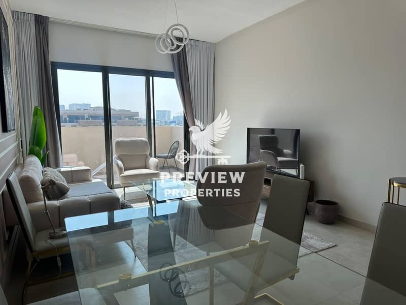 3 Vacant | Fully Furnished 1BR + Maid’s Room | Pool & Community View