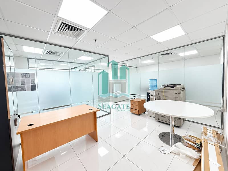 3 Bright Modern Glass Office Interior. png