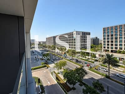 2 Cпальни Апартаменты в аренду в Дубай Хиллс Истейт, Дубай - Modern Boulevard with Palm-Lined Architecture. png 2 Cпальни Апартаменты в аренду в Дубай Хиллс Истейт, Дубай - Modern Boulevard with Palm-Lined Architecture. png