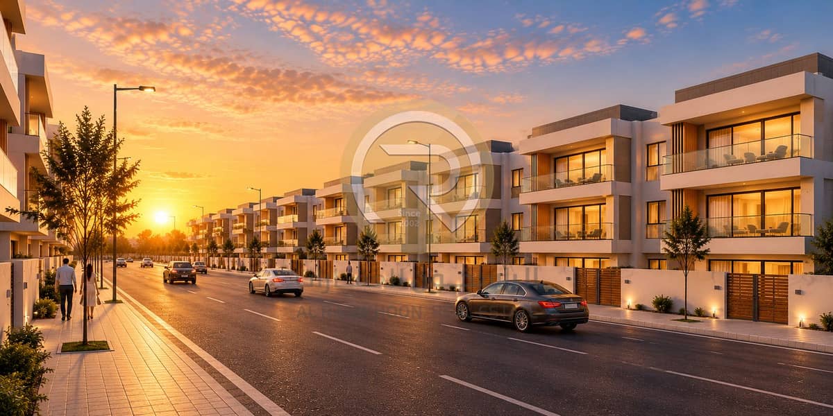 8 Golden-Hour Modern Townhouses. png