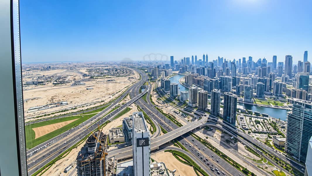 11 Dubai Skyline and Highway Interchange. png
