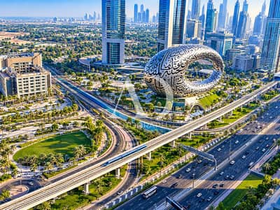 4 Camere Appartamento in affitto a Sheikh Zayed Road, Dubai - Futuristic Museum Over Dubai Highways. png
