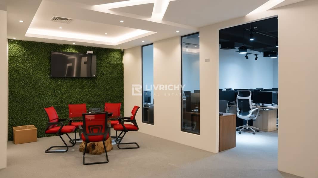 FULLY FURNISHED | SPACIOUS OFFICE | MULTIPLE ROOMS