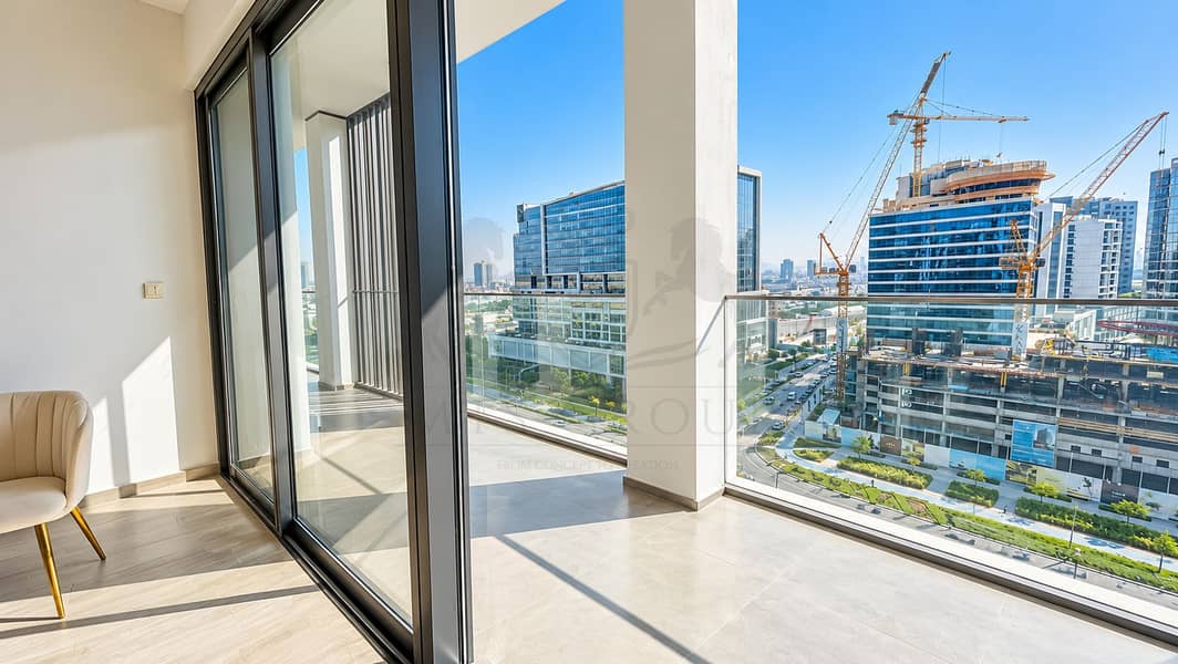 8 Sunlit Balcony Overlooking the City. png