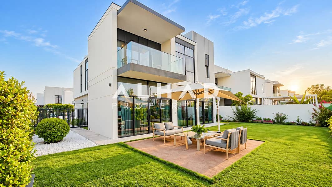 2 Modern Villa at Golden Hour. png