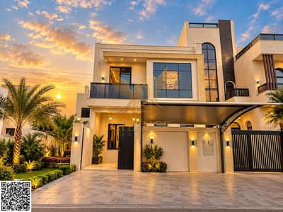 5 Camere Townhouse in vendita a Al Helio, Ajman - Modern Luxury Villa at Golden Hour (4). png 5 Camere Townhouse in vendita a Al Helio, Ajman - Modern Luxury Villa at Golden Hour (4). png