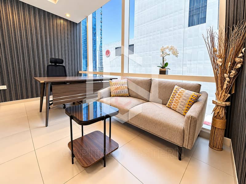 2 Fully furnished | Vacant | Fitted office |