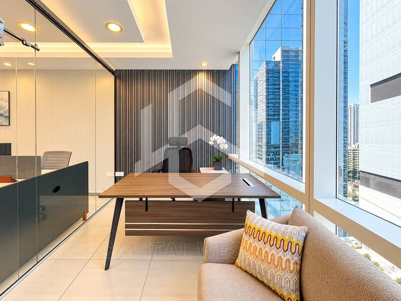 3 Fully furnished | Vacant | Fitted office |