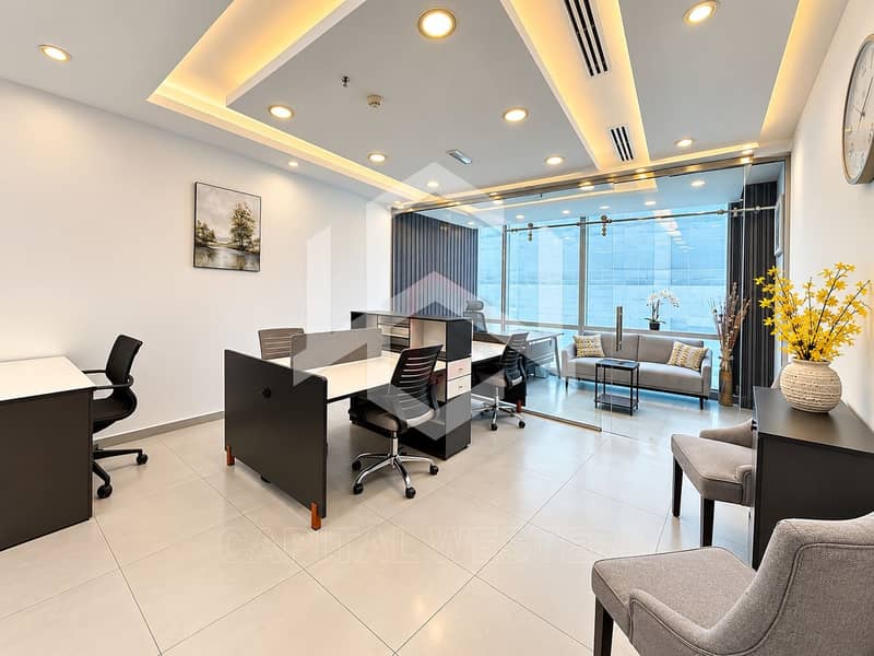 4 Fully furnished | Vacant | Fitted office |