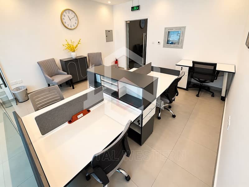 11 Fully furnished | Vacant | Fitted office |