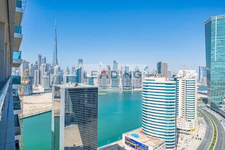 Studio zum Miete in Business Bay, Dubai - balcony view. WEBP Studio zum Miete in Business Bay, Dubai - balcony view. WEBP