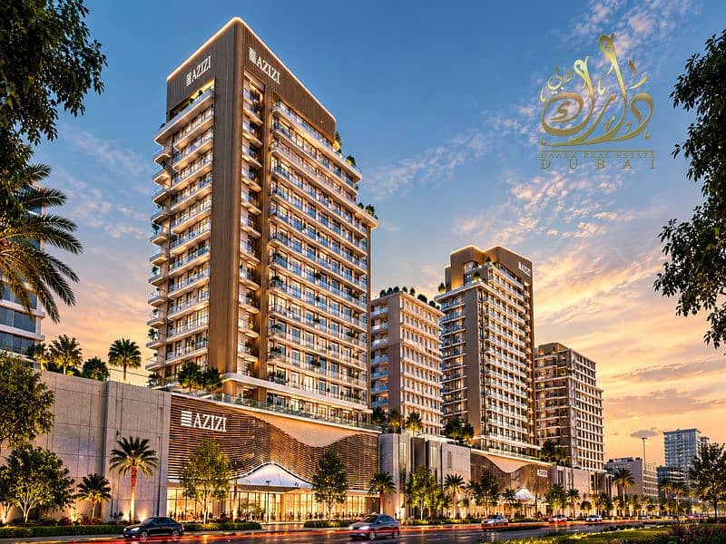 2 Azizi Luxury Complex at Dusk. png