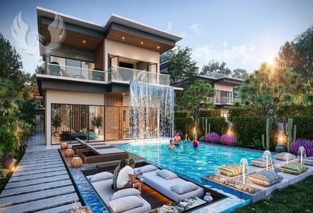 7 Bedroom Villa for Sale in DAMAC Lagoons, Dubai - Seven Bedroom | Waterfront Facing | Large Plot
