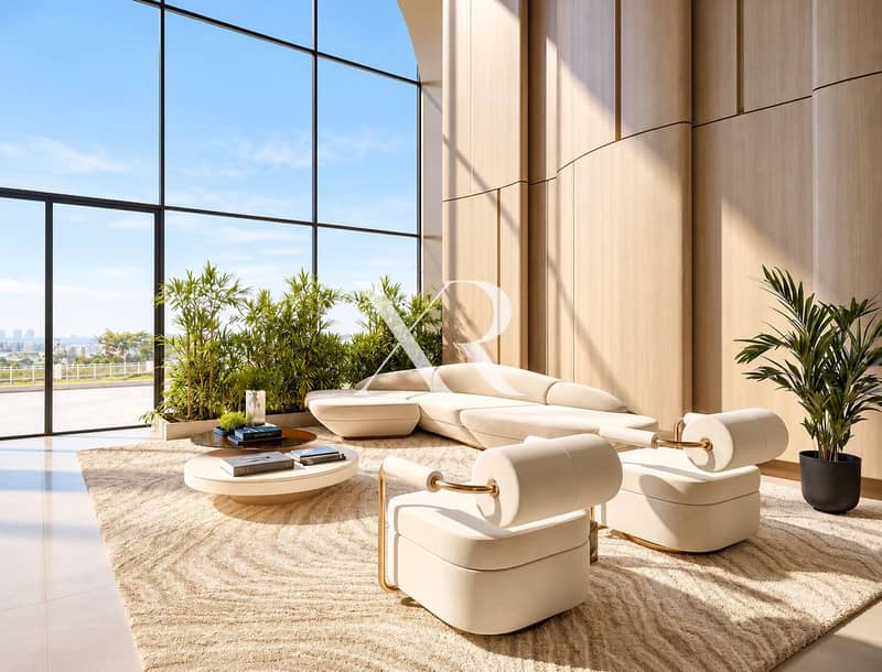 4 Sunlit Modern Lounge with Curved Windows. png