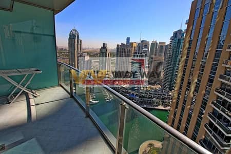 3 Schlafzimmer Wohnung zum Miete in Dubai Marina, Dubai - 2 Balconies w/Stunning Sea n Marina View!!