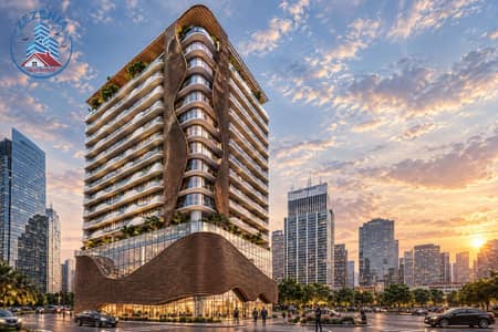 Studio de à à vendre à Jumeirah Village Circle (JVC), Dubai - Futuristic Tower at Golden Hour. png Studio de à à vendre à Jumeirah Village Circle (JVC), Dubai - Futuristic Tower at Golden Hour. png
