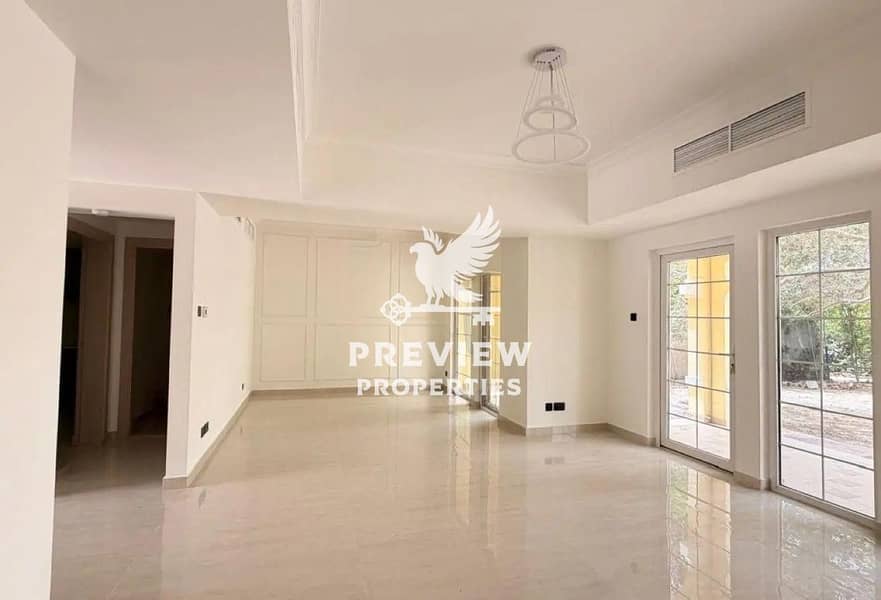 14 Upgraded 2BR Villa | Green Community | Park-Facing | Rented