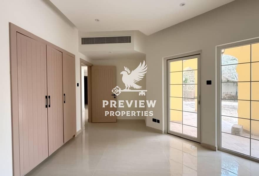15 Upgraded 2BR Villa | Green Community | Park-Facing | Rented