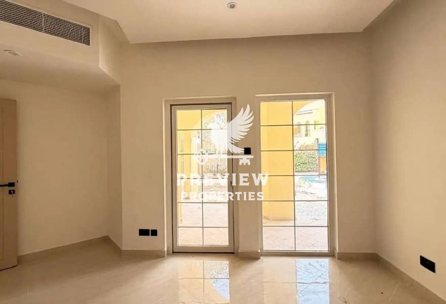 22 Upgraded 2BR Villa | Green Community | Park-Facing | Rented