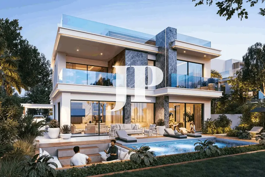 Waterfront 5BR Villa | Antigua DAMAC Islands 2 | Lagoon & Park Views