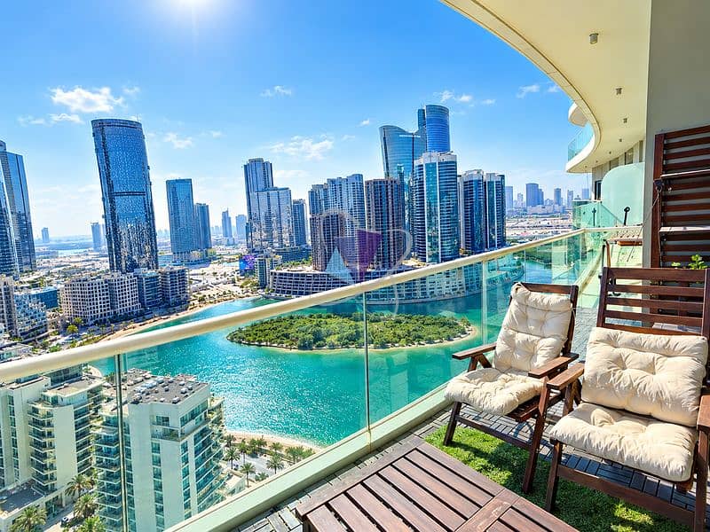 Luxury Balcony Overlooking a Turquoise City Lagoon. png Luxury Balcony Overlooking a Turquoise City Lagoon. png