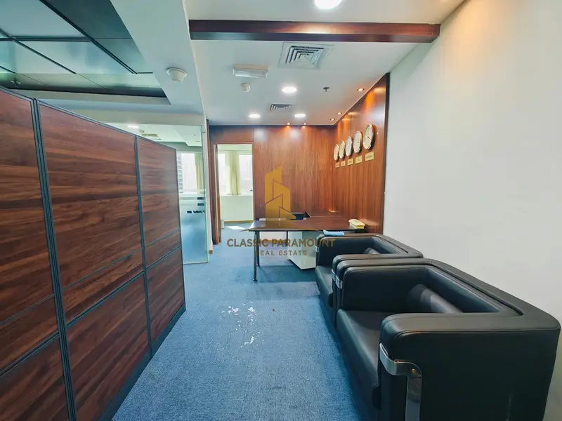Luxurious Office | Next To Metro | Semi- Furnished