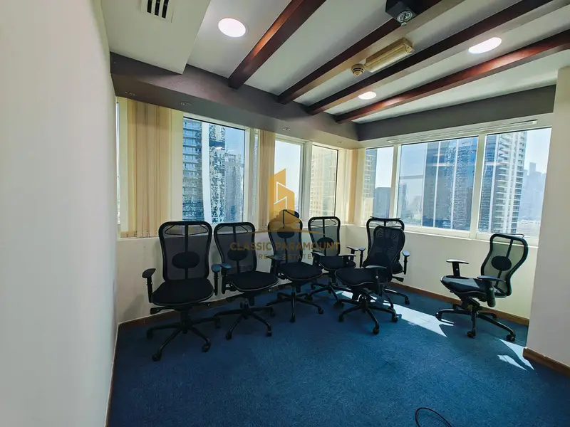 Luxurious Office | Next To Metro | Semi- Furnished