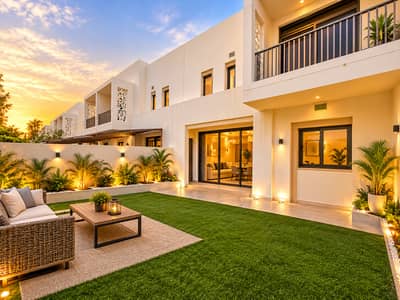 3 Camere Villa in affitto a Town Square, Dubai - Sunset Mediterranean Townhouse Garden. png 3 Camere Villa in affitto a Town Square, Dubai - Sunset Mediterranean Townhouse Garden. png
