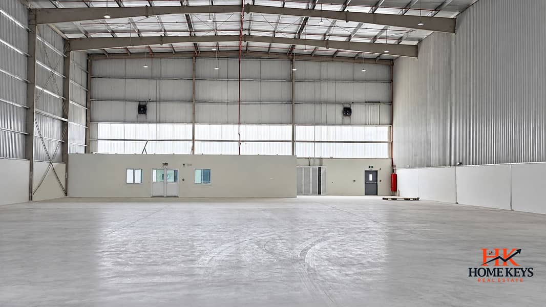 5 Symmetrical Empty Industrial Warehouse. png