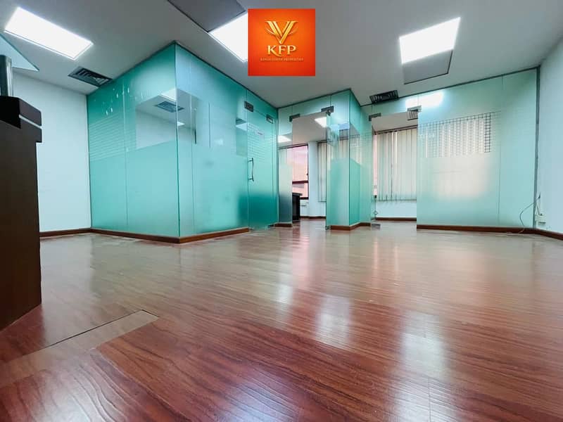 Separate Office in AL GARHOUD – DEWA & Chiller Free