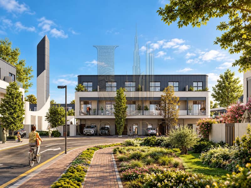 5 Modern Townhouse Community Entrance. png