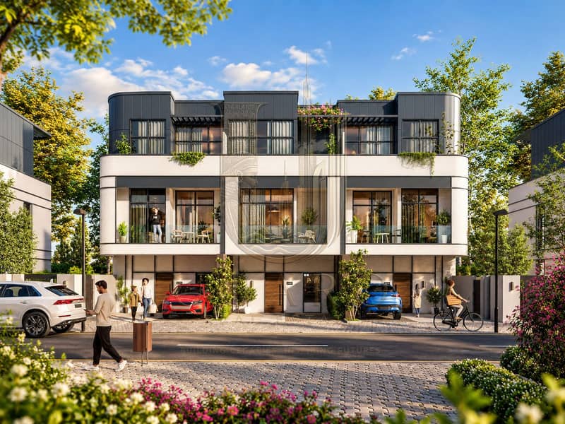 6 Modern Townhouses with Lush Landscaping. png